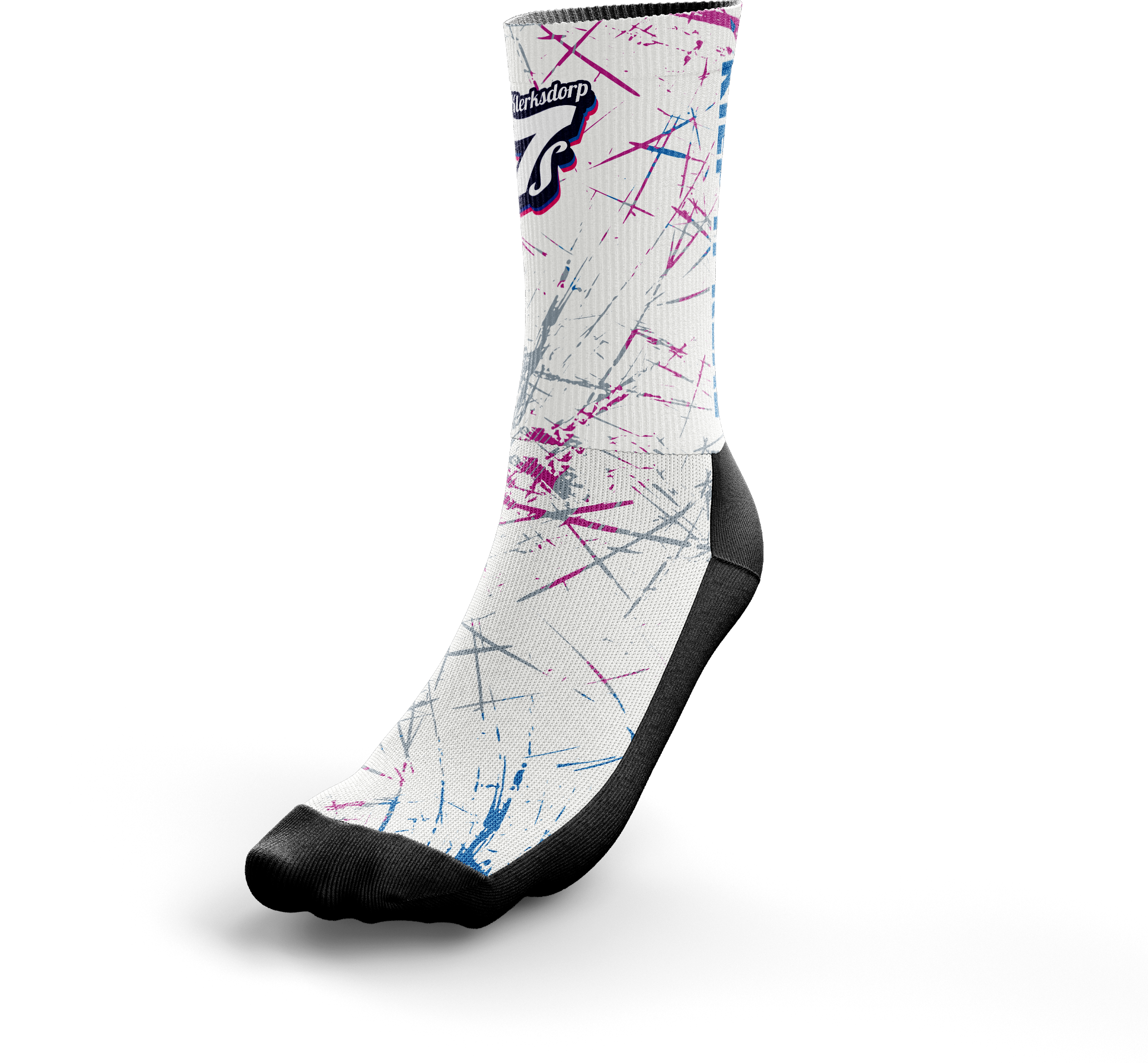 White Festival Socks